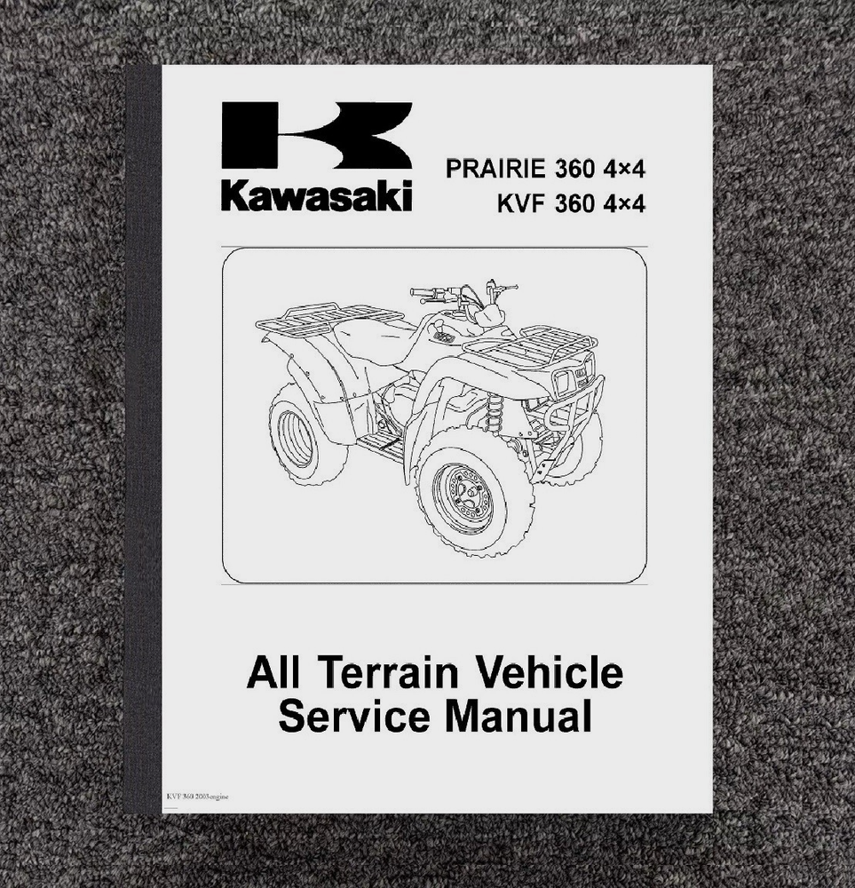 360 PRAIRIE ATV Repair Service Manual 2002 2003 KAWASAKI 360 KVF360 KVF 360