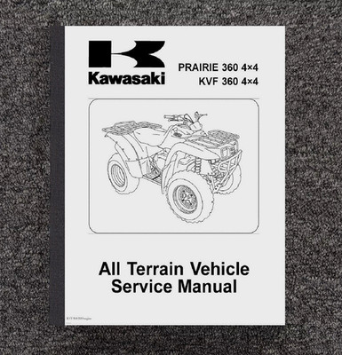 360 PRAIRIE ATV Repair Service Manual 2002 2003 KAWASAKI 360