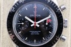 1960s Croton Chronomaster Chronograph Watch 38mm Aviator Sea Diver Working Clean