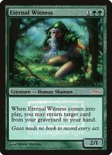 Eternal Witness -Foil Light Play MTG Promos: FNM