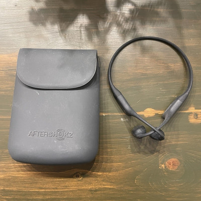 AfterShokz OpenMove AS660 Bone Conduction Bluetooth Neckband Headphones Black