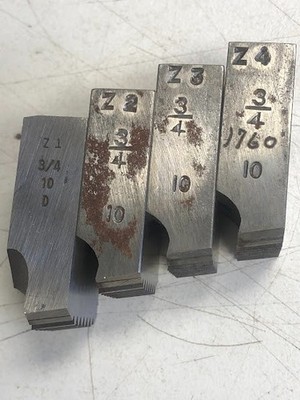 GEOMETRIC THREAD CHASER SET 3/4''-10 -HIGH SPEED STEEL