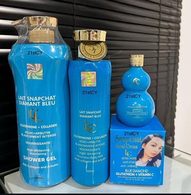 Blue LAIT SNAPCHAT BODY WASH, LOTION, SEIFE, GESICHTSCREME + WASCH & SERUM