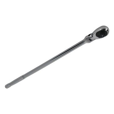 18in 3/8in Drive Flex Head Ratchet 40CR Steel Quick-Release 72-Tooth Tool