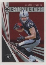 2019 Panini Phoenix Catching Fire Red 11/299 Hunter Renfrow #8 fm0