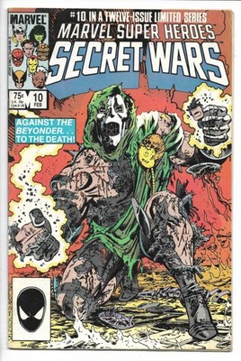 Marvel Super Heroes Secret Wars # 10 / Doctor Doom vs The Beyonder / 1985