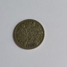 1932 George V  SILVER SIXPENCE COIN Great Condition