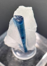 Turmalin Blau Indigolith in Quarz Brazilien Brazil Blue Turmalin