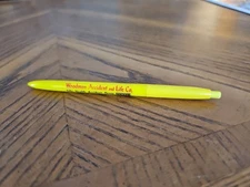 VINTAGE SCRIPTO WOODMEN ACCIDENT & LIFE CO. ETTRICK WI Advertising Pen
