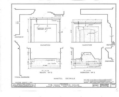 Issac Corwin House,Chester,Morris County,NJ,New Jersey,HABS,Building Survey,18
