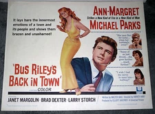 BUS RILEY'S BACK IN TOWN orig 22x28 ROLLED poster Sexy ANN-MARGRET/MICHAEL PARKS