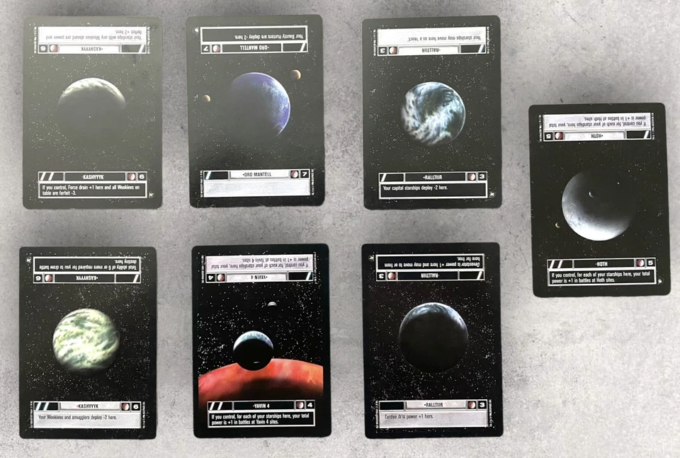 1996 Decipher Star Wars CCG Dagobah Incomplete Set About 184 Cards Vintage - Image 3 of 4