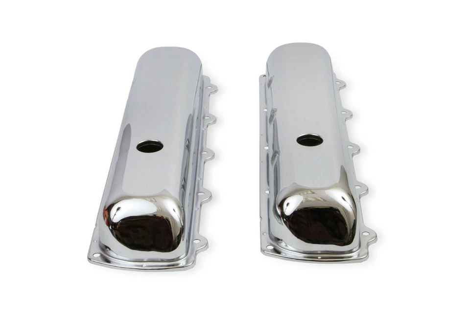 Mr. Gasket 9422 Chrome Valve Covers for 1964-1990 Oldsmobile 260-455 Engines - Image 2 of 4