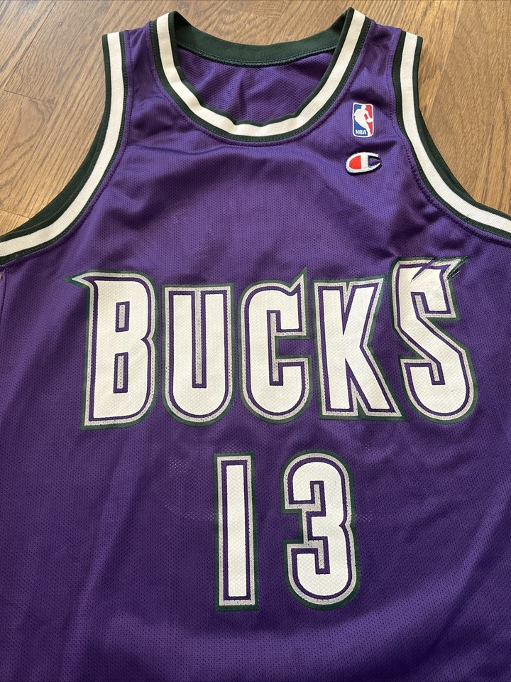 Glenn Robinson Milwaukee Bucks jersey mens size 36 Champion blue XS eBay