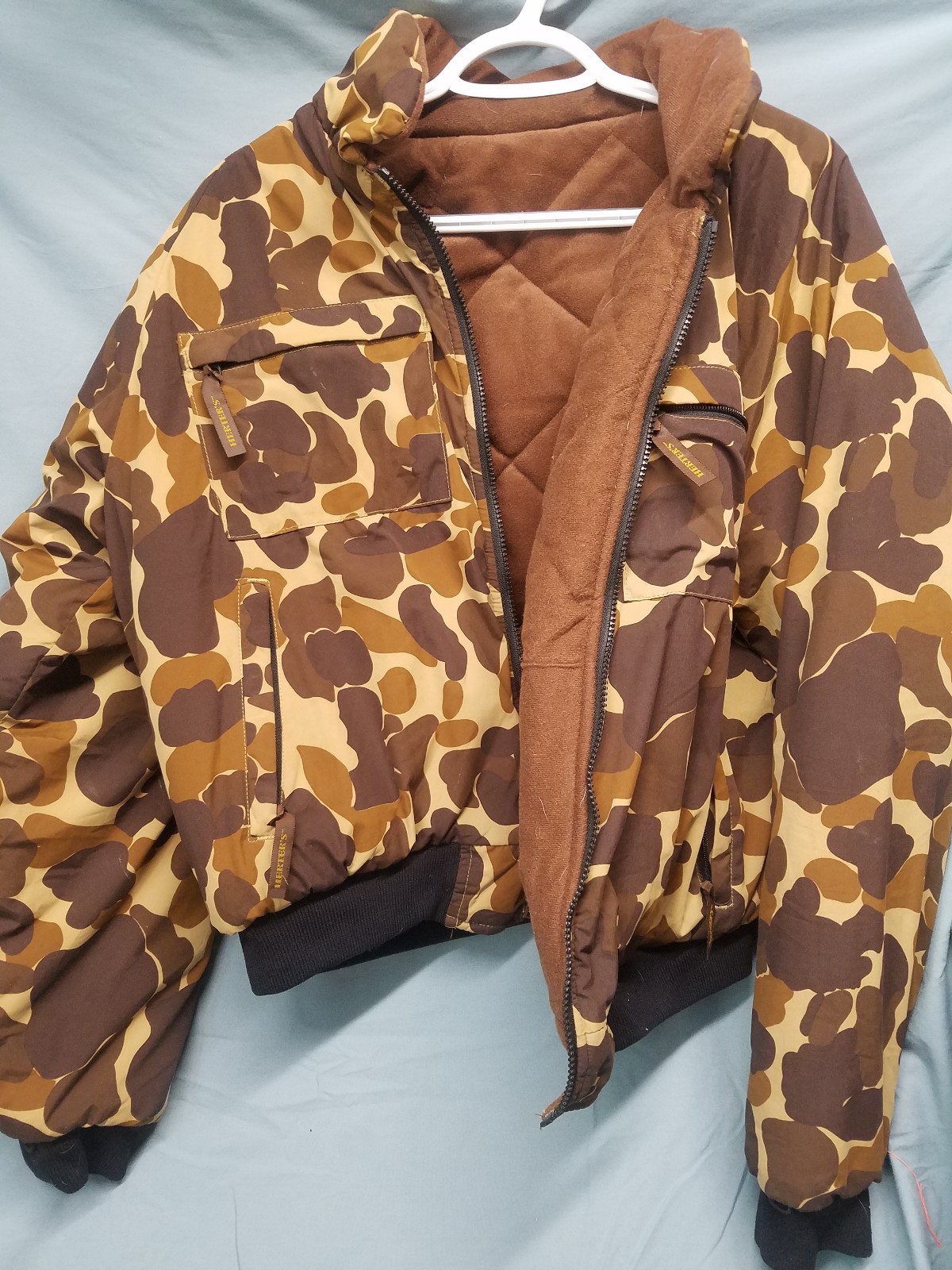 HERTERS Camo Hunting Coat Mens S/M 