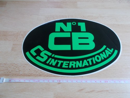 Sticker No. 1 CB Cs International - 25 CM | eBay UK
