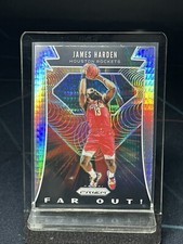 2019-20 Panini Prizm Far Out! Prizms Hyper #3 James Harden