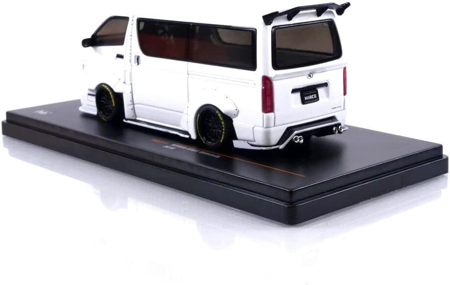 Toyota Hiace Minibus Custom Widebody 2018 White Ixo Moc323 1:43 | eBay