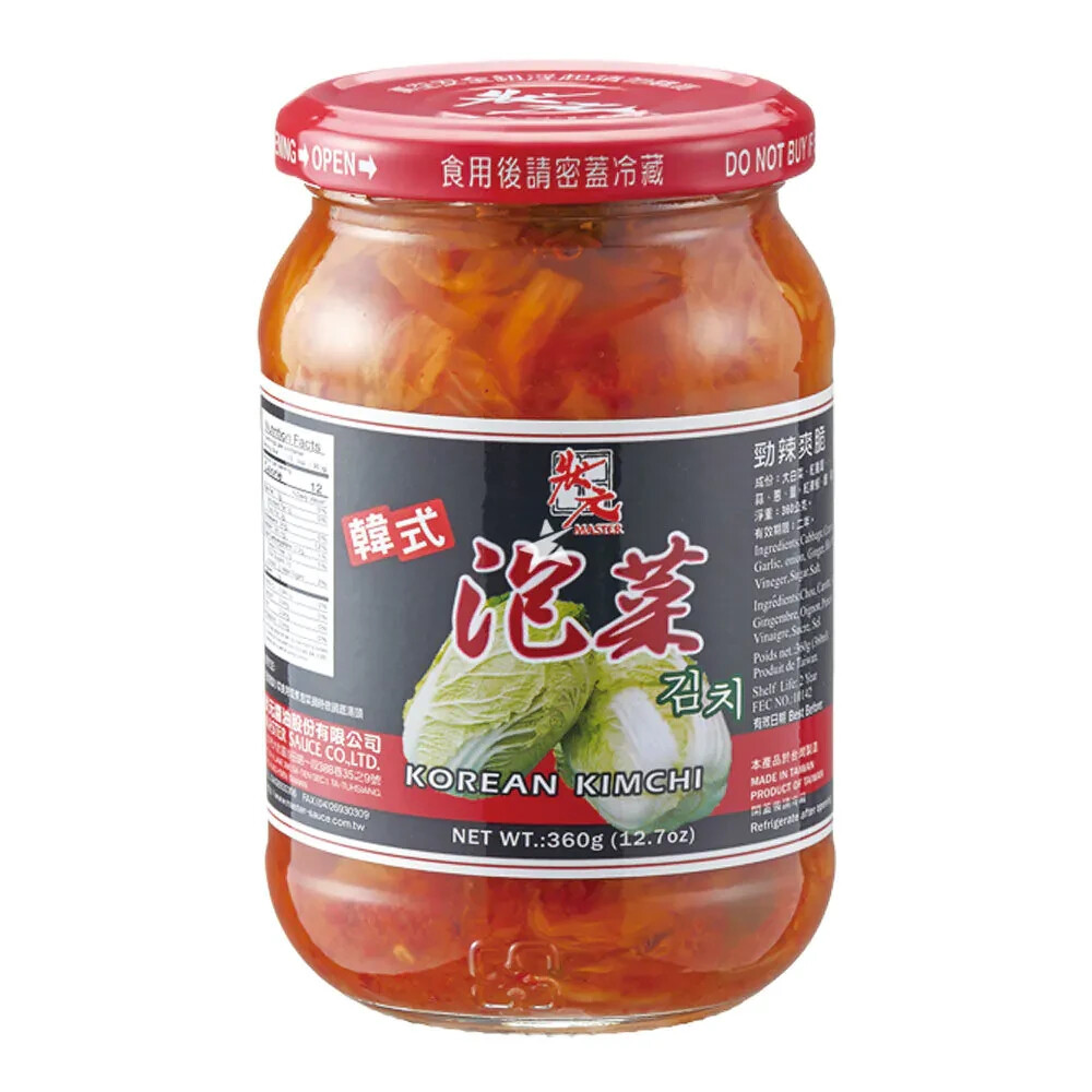 MASTER SAUCE KOREAN KIMCHI CABBAGE IN JAR 360G