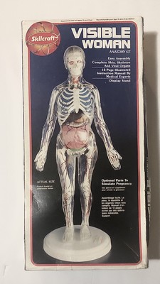 Vintage Skilcraft #74623 Visible Woman Anatomy Plastic Model Kit New
