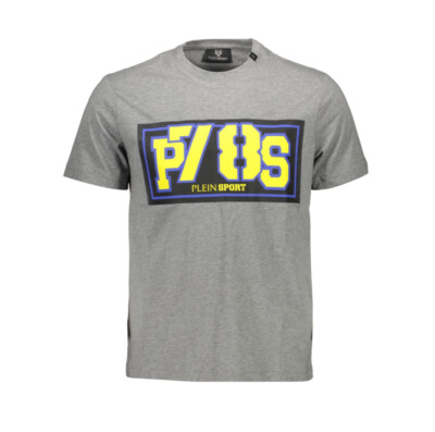 PHILIPP PLEIN SPORT T-shirt Girocollo Grigio Uomo Tg XL