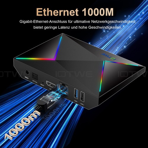 2025 Android 14 Smart TV BOX WIFI6 128 GB 1000M Sieciowy odtwarzacz multimedialny Octa Core - Zdjęcie 36 z 76