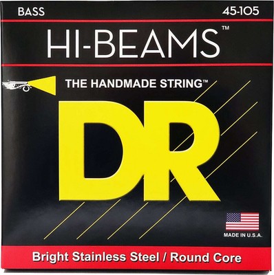DR Strings Hi-Beam Bass Stainless Steel MR-45 Medium 45-105 Saiten 4-Saiter