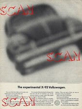 1961 VW Volkswagen Beetle Ad Vintage Magazine Advertisement Volks Wagon 61 Bug