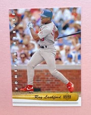1992 Upper Deck Baseball Ray Lankford Homerun Heroes #HR20 St. Louis Cardinals