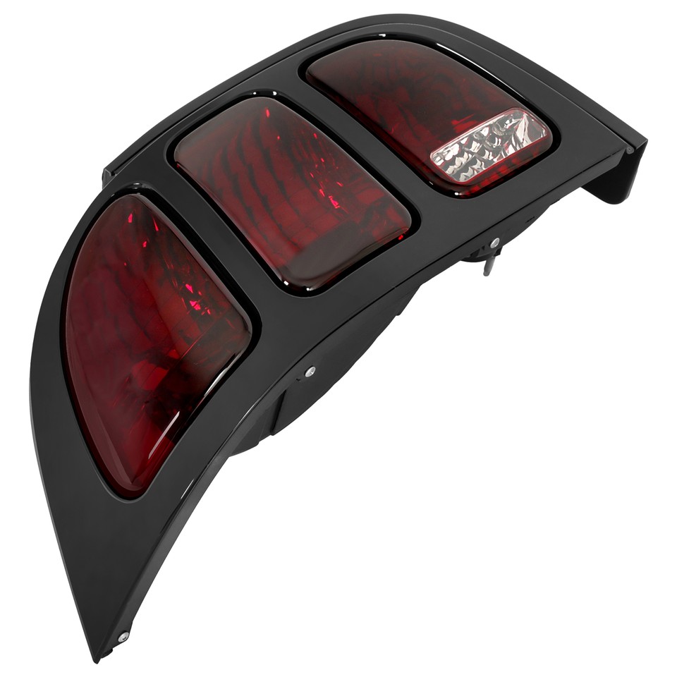 Tail Light Set For 1996-1998 Ford Mustang - Clear & Red Lens, Pair (FO2800142, FO2801142)-729922