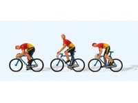 Preiser 25003 Radrennfahrer Team 1, 3 Figuren Mit RäDern Exklusivserie H0 Neu