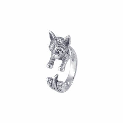 Chihuahua Dog 925 Sterling Silver Ring Fine Best Friend Jewelry