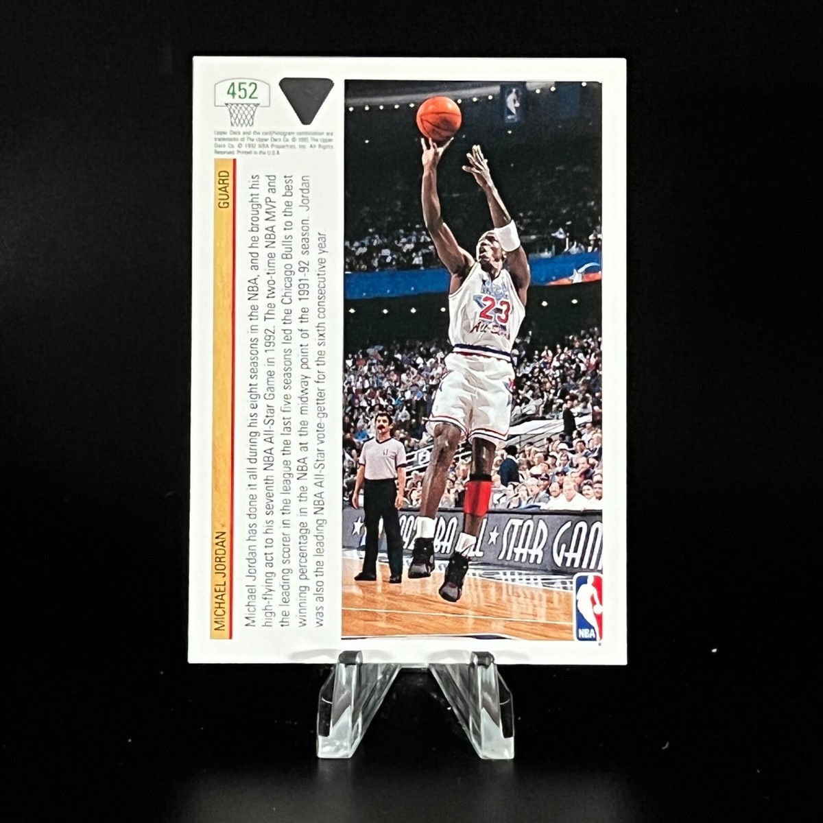 Michael Jordan 1992 Upper Deck #452 East All-Star Chicago