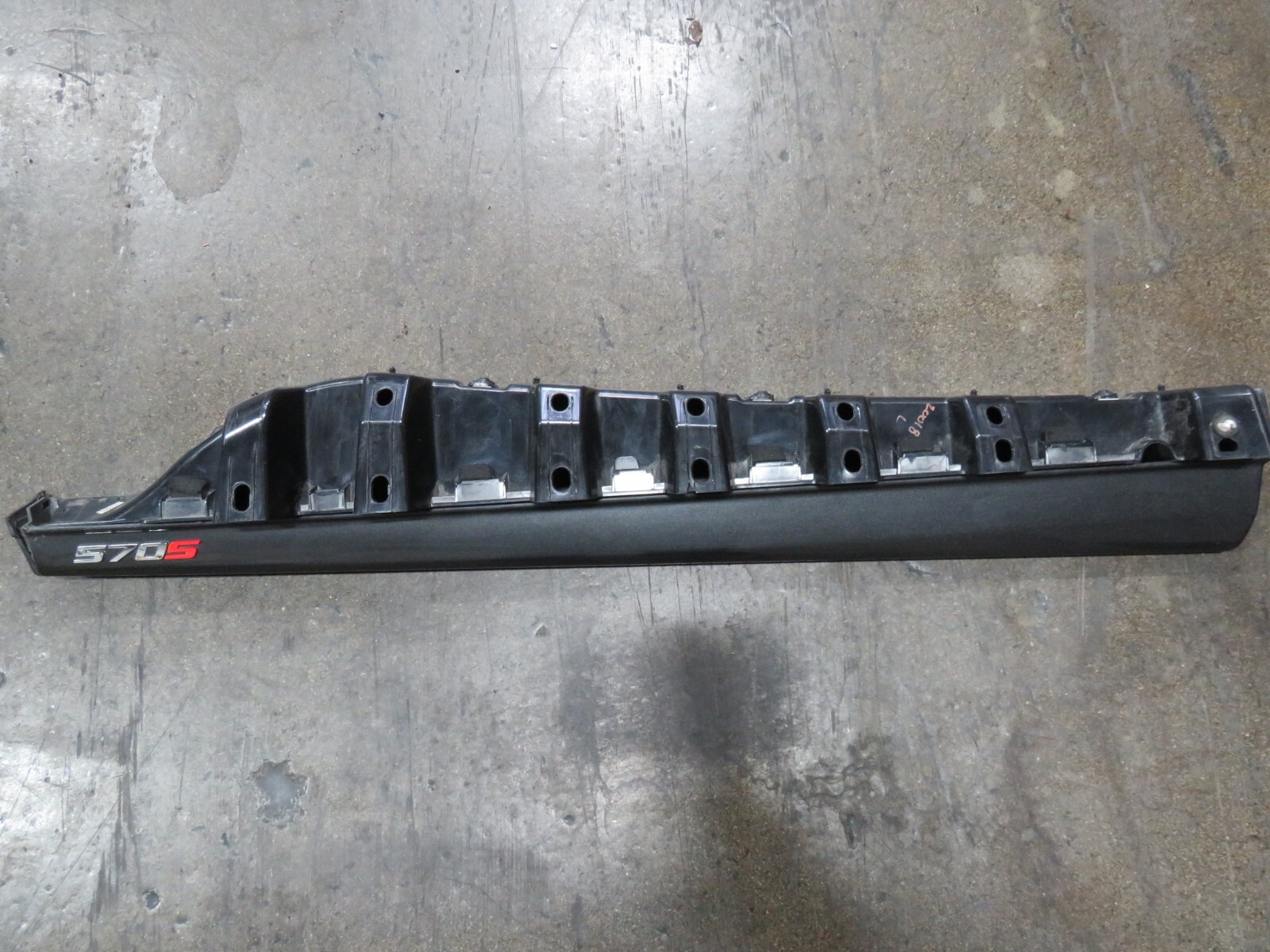 McLaren 570S, LH, Left, Standard Rocker Panel, Dmg, Used, P/N 13A6741CP