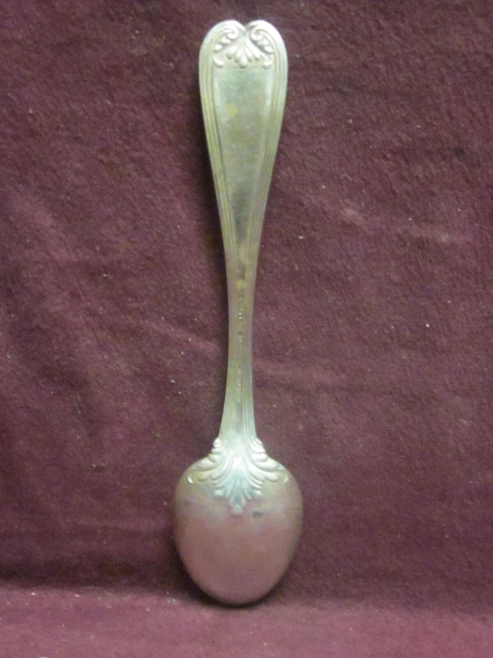 Tiffany & Co Sterling Cir 1895 COLONIAL TEASPOON 5 3/4" 37 grams monogram EAG - Image 4 of 4