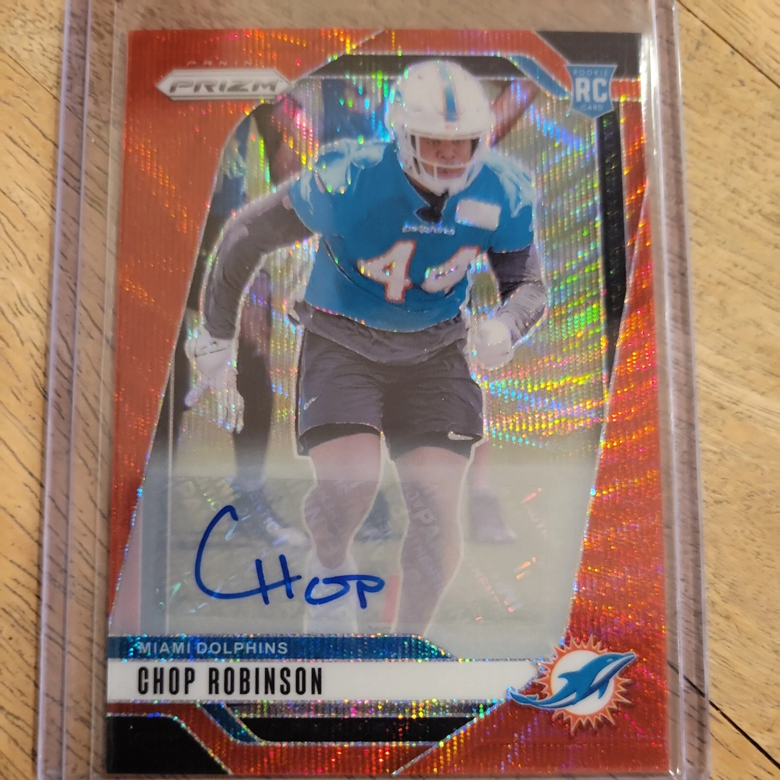 2024 Panini Prizm CHOP ROBINSON ROOKIE AUTO RED WAVE PRIZM /149