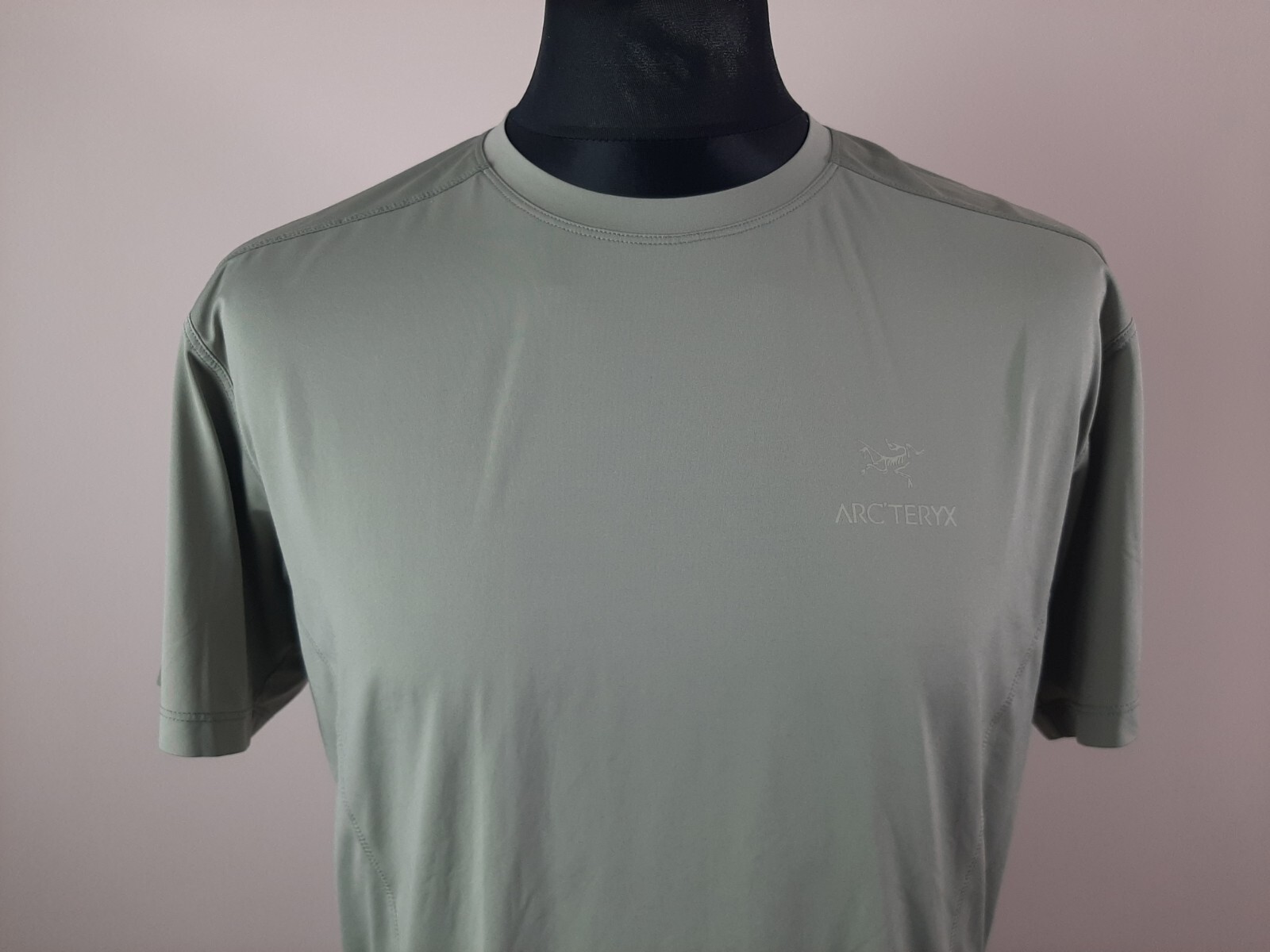 ARC'TERYX Arcteryx Cormac Crew T Shirt Uomo Taglia M Grigio Escursionismo Arrampicata Poliestere Jersey