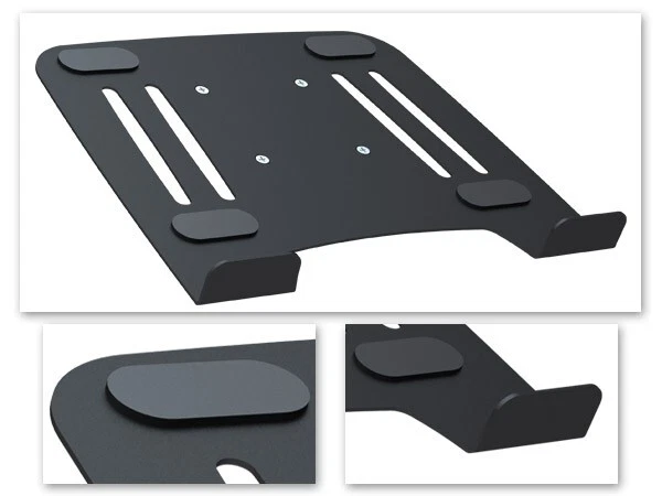 Universal Laptop Notebook Halterung Ablage für VESA 75 Wand Tischhalterung - Bild 3 von 4