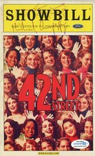 Kate Levering & Michael Cumpsty "42nd Street" AUTOGRAPH Signed Broadway Playbill