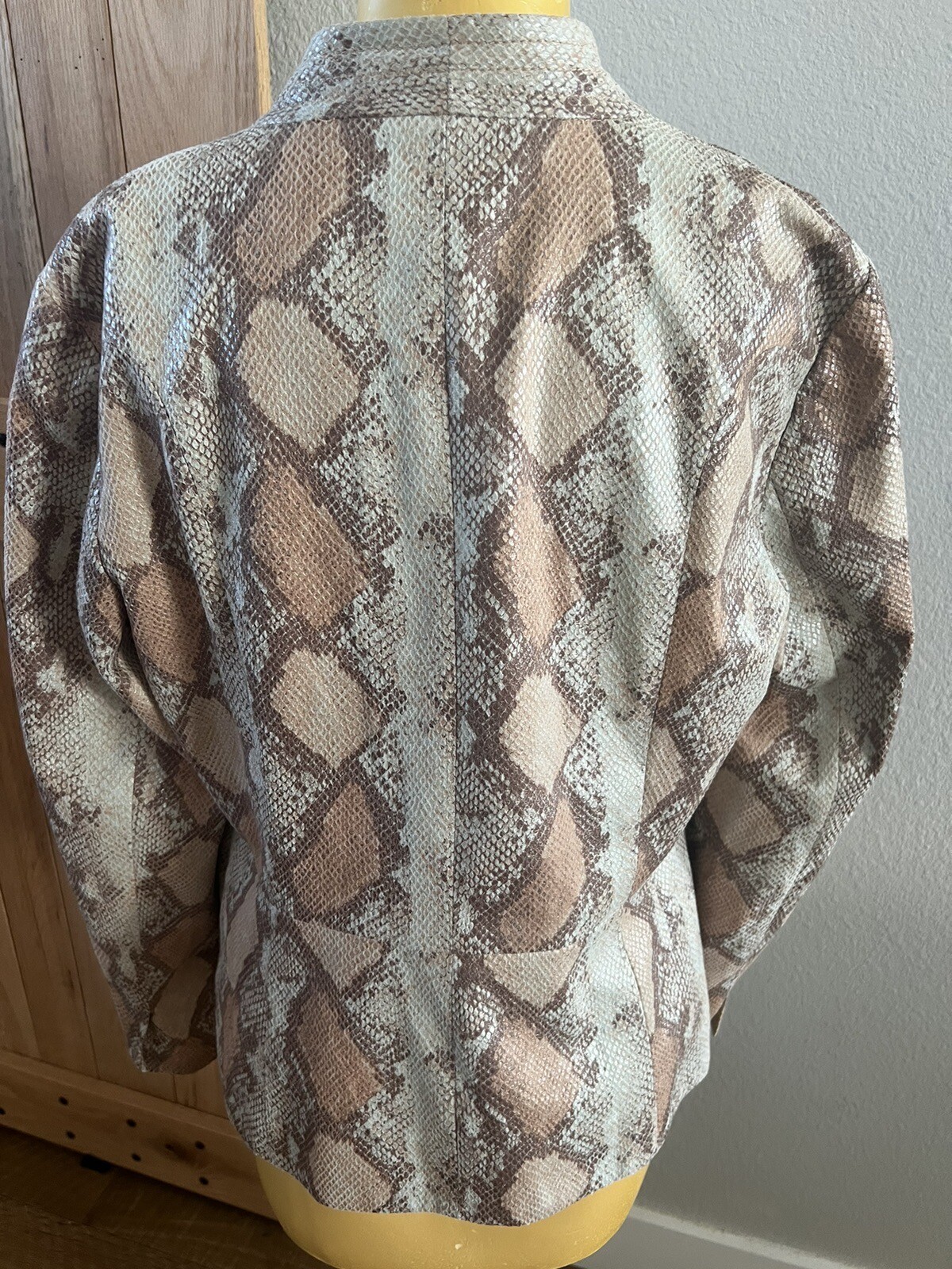 CHICO'S  Jacket PYTHON SNAKE SKIN PRISCILLA  COAT… - image 7