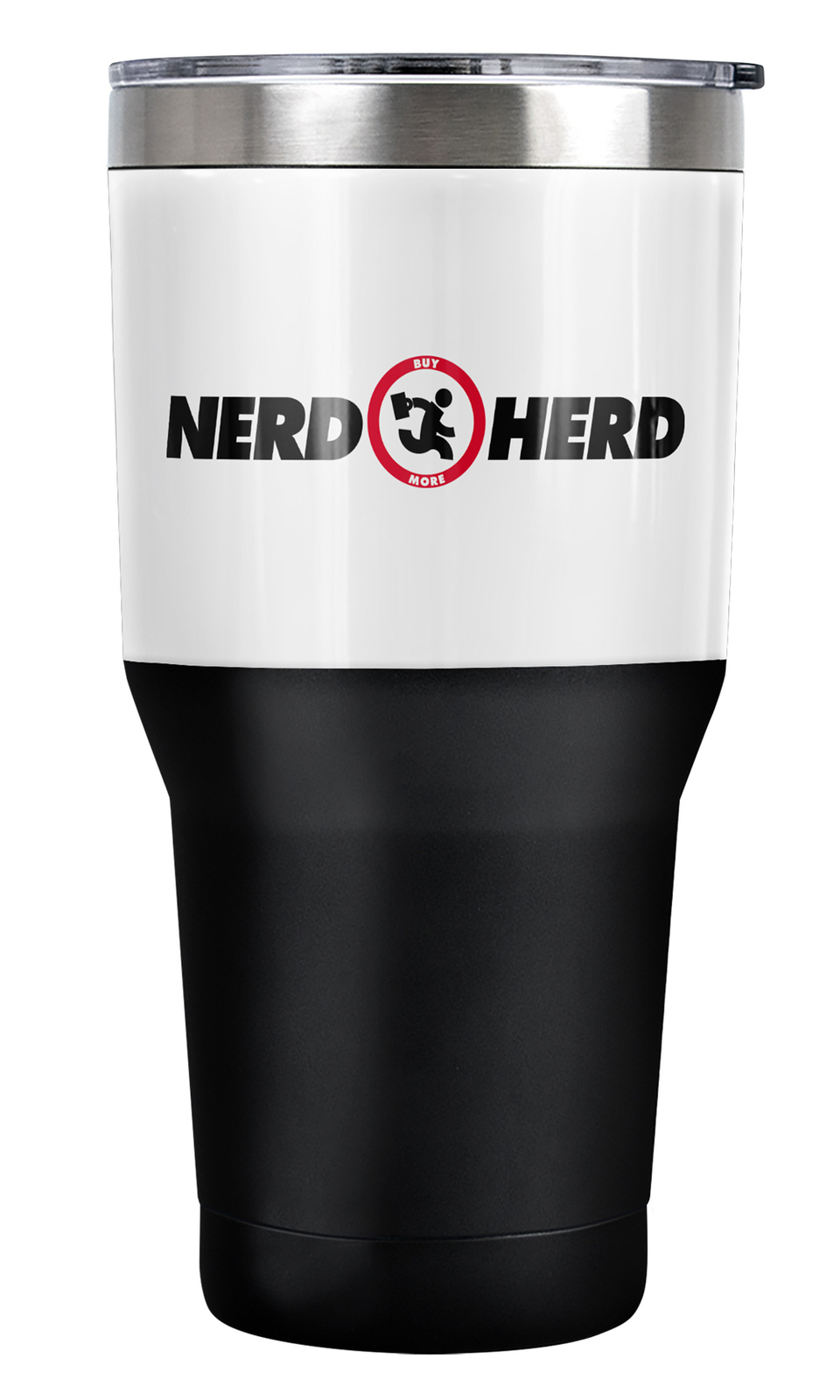 Chuck Nerd Herd Logo Tumbler 30oz Vacuum Insulated & Double Wall