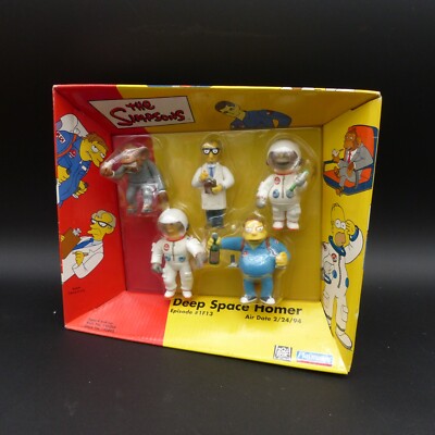 SIMPSONS DEEP SPACE HOMER ACTION FIGUR PLAYMATES BANDAI 2000 MOC