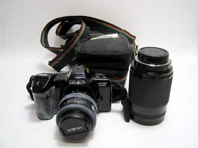 Minolta Maxxum 7000i Camera Outfit W/2 Lenses 28-200mm + 35-70mm