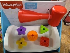 Fisher-Price Tap & Turn Bench Infant Toddler Toy 12+ Mos. ***NEW IN BOX***