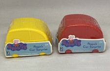2 New Peppa Pig Peppa's Car Surprise Blind Car Lot 0f 2 New Sealed