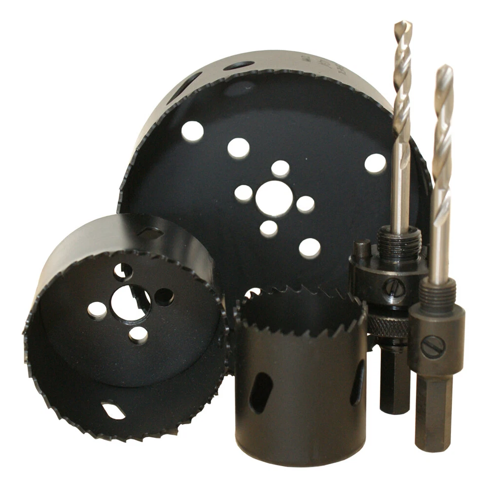BODI-TOOLS HSS Bi-Metall Lochsäge Durchmesser 14-210 mm Bohrkronen Dosenbohrer Trockenbau