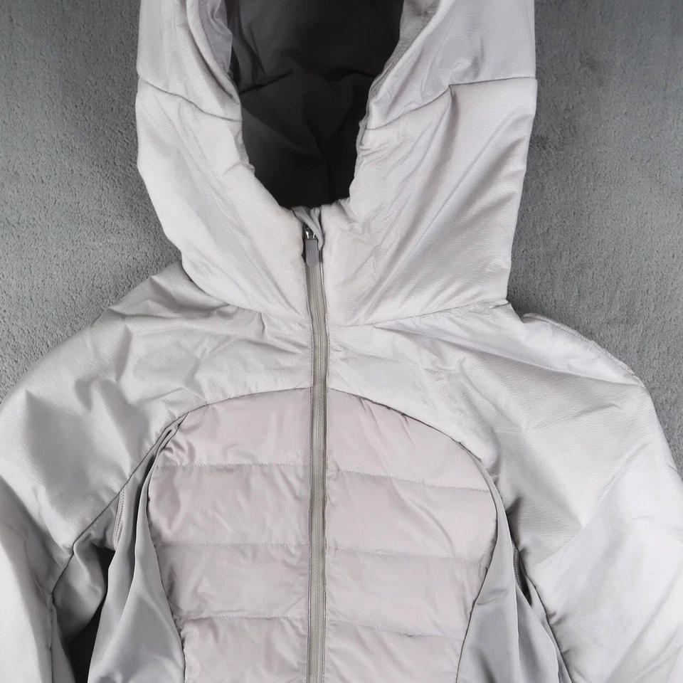 Lululemon вниз для него все куртка пыльный розовый размер 4 женщин пуховик пальто Athletic - Изображение 3 из 4