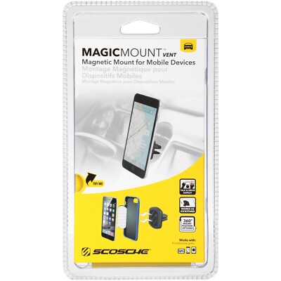 Scosche Magic Mount UNIVERSAL MAGNETIC VENT MOUNT for PHONES MOBILE DEVICES GPS