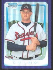 2011 Bowman Draft Chrome Prospects Retail Purple Refractor Chase Larsson #BDPP43