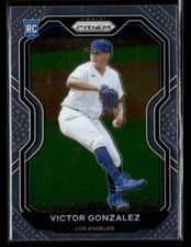 2021 Panini Prizm #17 Victor Gonzalez Rookie Card Los Angeles Dodgers